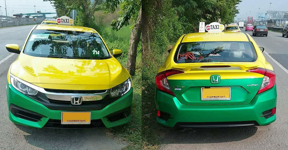 10 รถแท็กซี่รุ่นยอดนิยมในไทย