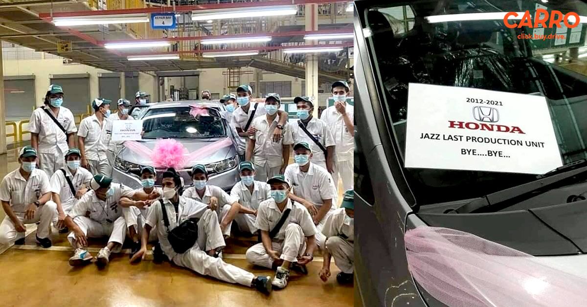 Honda ยัน รถซิ่งวัยรุ่น Honda Jazz จากโรงงานคันสุดท้าย เป็นภาพที่มาเลเซีย ไม่ใช่ไทย